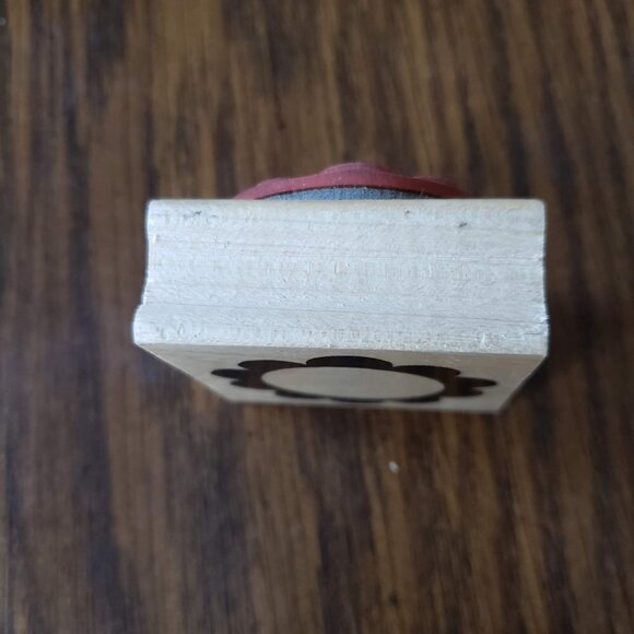 Vintage Great Impressions 2x2 Inch Sunrise Border Rubber Stamp - Picture 4 of 8